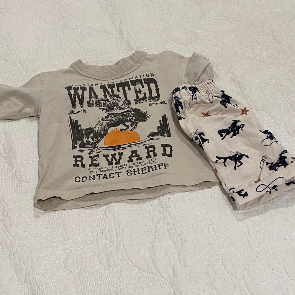 Cotton On Kids Beige Pajama Set